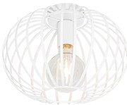 Design plafondlamp wit 30 cm - Johanna