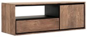 DTP Home Metropole Zwevend Tv-meubel Teak Hout 115 Cm - 115x40x40cm.