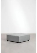 Poef Van 90x90 Cm Voor Modulaire Bank Kata Stof Szary - Sklum