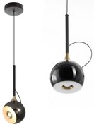 Hanglamp LED G087-1CP BLACK CHROME