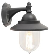 Romantische buitenwandlamp donker grijs - Oxford