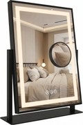 LED Spiegel LUMI Black 30x40cm