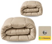 Zelesta Wonderbed Warm Sand - Dekbed zonder overtrek 4 seizoenen – Bij Swiss Sense
