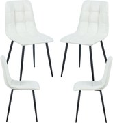Set 4 Stuhl Stoelen