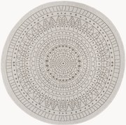 Rond dubbelzijdig in- & outdoor vloerkleed Porto