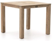 + 15% kassakorting | Tuin eettafel ROUGH | Vierkant  | Tuintafel Teakhout | 90x90cm | 4 personen | Kees Smit Tuinmeubelen
