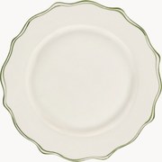 Handbeschilderd dinerbord Scalloped