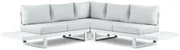Hoek loungeset 5 personen Aluminium Wit  Lifestyle Garden Furniture Lorenzo