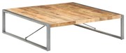 vidaXL Salontafel 140x140x40 cm ruw mangohout