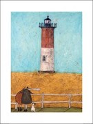 Kunstdruk Sam Toft - Feeling the Love at Nauset Light