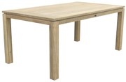 Rome teak tuintafel 170 x 100 cm. - Grey