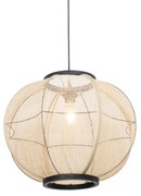 Smart hanglamp bruin 48 cm incl. Wifi G95 - Rob