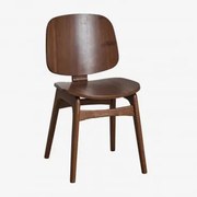 Canada Houten Eetkamerstoel Donker Hout & Donker Hout - Sklum