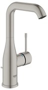 GROHE Essence new Wastafelkraan Opbouw - uitloop 12.7cm - L-size - waste - supersteel 32628DC1