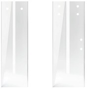 Saniclear Supreme glaswand voor douchedeur 90-100cm