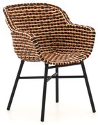 Dining tuinstoel | Hartman  Delphine | Wicker (vlechtwerk) | Rood | Kees Smit Tuinmeubelen