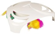 FLAMINGO Kattenrolspeelgoed Helico 25x25x8 cm wit