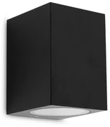 Geo Muurlamp Zwart met Lichtsensor LED
