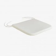 Gouda Stoelkussen Stof Gardenia Wit - Sklum