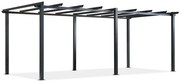 Frame voor metalen terraspergola Barbados 3x6 m antraciet Garden Point