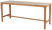 Taste by 4 Seasons Liam tuintafel teak counter tafel met keramisch blad 220 x 100 cm  Tuintafel    beige weerbestendig