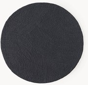 Rond handgetuft wollen vloerkleed Eleni