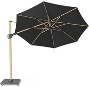 Challenger T2 premium zweefparasol 350 cm rond oak mast faded black