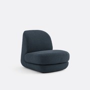 Stoel van boucléstof Lega