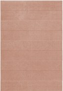 Handgeweven laagpolig wollen vloerkleed Sicilian Stripe