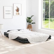 vidaXL Bedframe bamboe donkerbruin 140x200 cm