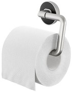 Tiger Cooper Toiletrolhouder zonder klep RVS geborsteld / Zwart 800223