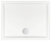 Xenz Mariana Plus rechthoekige douchebak acryl 80x75cm wit glans