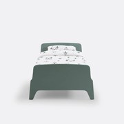 Bed met retro vintage stijl, 1 persoon, Adil