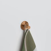 Clou Kaldur handdoekhaak brons geborsteld