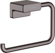 Hansgrohe AddStoris toiletrolhouder zonder klep 14,1x4x9,3cm brushed black chroom