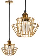 Hangende Plafondlamp APP942-1CP Set Goud 36cm