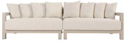 4 Seasons Outdoor Raffinato 4-zits loungebank latte SALE  Loungebank    beige weerbestendig