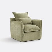 Fauteuil, afneembare hoes, in gemêleerd polyester, ODNA
