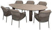 4 Seasons Capalbio tuinset 7-delig - Arizona tuintafel 240x120 cm