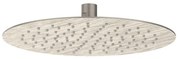IVY Hoofddouche - slim - 25cm - antikalk nozzels - Eco-air - Geborsteld nickel PVD 6900553