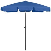 vidaXL Strandparasol 180x120 cm azuurblauw