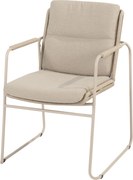 Parma dining tuinstoel stapelbaar latte Taste 4SO