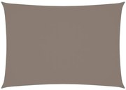 vidaXL Zonnescherm rechthoekig 3x5 m oxford stof taupe