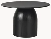 Ronde eettafel Nelly met groefstructuur, in verschillende formaten