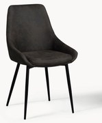 Kunstleren gestoffeerde stoelen Sierra, 2-delig