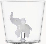 Handgemaakte tumbler White Elephant borosilicaatglas