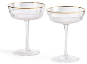 Set van 2 champagne glazen, Togari