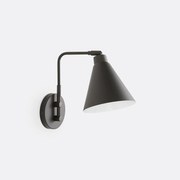 Scharnierende wandlamp in metaal, Hiba