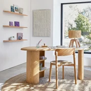 Wandplank (80 cm) Fixy Bamboe Naturel - Wanddecoratie