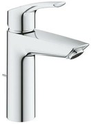 GROHE Eurosmart Wastafelmengkraan - M-Size - metalen hendel - SilkMove StarLight EcoJoy - temperatuurbegrenzer - chroom 23322003